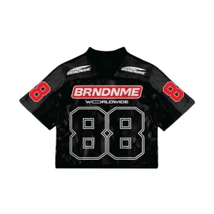 Jersey de Fútbol de Malla Más Vendido, Tela Transpirable de Alta Calidad, Ropa Deportiva Personalizada para Equipos, Cuello en V, Unisex, Impresión por Transferencia de Calor - Product Image 3