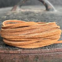 Cordons en cuir suédé velours de 6 mm, couleur personnalisée, forme plate, taille sur mesure, pour la fabrication de bijoux DIY – Les plus vendus de Reliance Leather