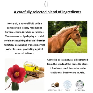 Japan Horse Oil Shampoo Conditioner Body Soap Wholesale Argan Oil Camellia Oil Hair Care Products Beauty Personal Care Products - Product Image 2