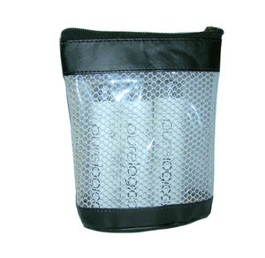 กระเป๋าถือหนัง PU โลโก้ตามสั่งสำหรับอุปกรณ์อาบน้ำเครื่องสำอางประเภทปิดซิปเพื่อความงามออกแบบได้ตามต้องการ - Product Image 2