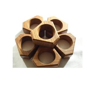 Support de serviettes en bois massif pour la décoration de table, vente en gros, fabrication de porte-serviettes en bois rigide - Product Image 1