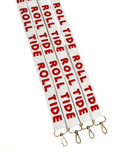 Designer Seed Bead Guitar-Inspired Cotton Lanyard Durable <b>Wrist</b> <b>Strap</b> - Product Image 1