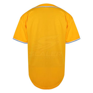 Camiseta de Béisbol Personalizada con Cuello en V, Manga Corta, Transpirable, de Poliéster, para Equipos, con Estilo a Juego para Academias, Ligas, Clubes y Escuelas - Product Image 3