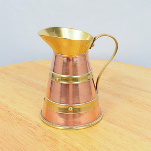 Carafe en cuivre de qualité supérieure pour le stockage de l'eau potable avec couvercle anti-fuite, idéale pour la maison, la cuisine et les restaurants. - Product Image 4