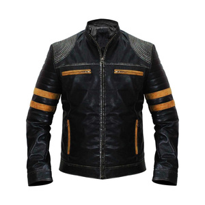 Chaqueta de Cuero Genuino para Hombre, Cuero Suave de Primera Calidad, Colección de Moda Casual Elegante - Product Image 1