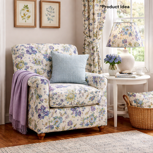Textil Indio Artesanal de Jaipur con Estampado Floral en Algodón Puro, Ecológico, Lavable, Lujoso, Duradero y Suave para Comedor - Product Image 3