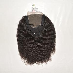 Peluca de Cabello Humano Remy Indio 100% Virgen, Suave, con Cierre de Encaje Completo 4x4, Sin Enredos, Se Puede Teñir, Decolorar, Peinar con Calor, Doble Trama a Máquina - Product Image 2