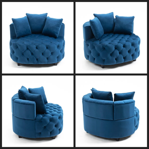 SOFA <b>CHAIR</b> Modern One Seat from Vietnam Single <b>Chair</b> Linen Fabric Tufted Back Flared Arms Living Room, Bedroom MD05 - Product Image 3