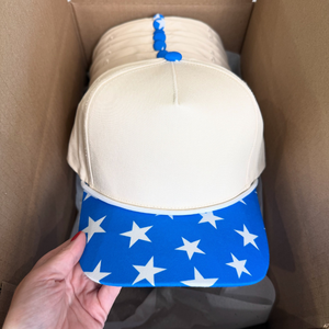 Custom Striped Brim Baseball <b>Cap</b> With Embroidered Text Logo 6-Panel Adjustable <b>Hat</b> For Adults Unisex Casual Spring Summer Wear - Product Image 6