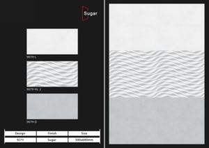 กระเบื้องเคลือบผิวเนื้อละเอียดแบบวิทริฟายด์ ขนาด 300x600 มม. ออกแบบมาเพื่อการจัดวางผนังอย่างหรูหรา ให้ความแข็งแรงที่เชื่อถือได้และพื้นผิวด้าน - Product Image 3