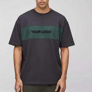 เสื้อยืดผู้ชายไซส์ใหญ่ ดีไซน์ยอดเยี่ยม ผ้าฝ้าย 100% สวมใส่สบาย พิมพ์ลายโลโก้ด้วยผ้าไหมด้านหน้า เป็นมิตรต่อสิ่งแวดล้อม แห้งเร็ว เหมาะสำหรับฤดูร้อน - Product Image 4