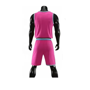 Conjunto de Uniforme de Baloncesto para Hombre Adulto, Sin Mangas, de Secado Rápido, Transpirable, Personalizado para Equipos Deportivos - Product Image 4