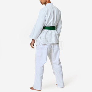 Nouvel arrivage : Kimono de judo haute densité pour hommes, idéal pour la pratique du karaté, des arts martiaux, l'entraînement, le sparring et les tournois, avec logo frontal. - Product Image 2