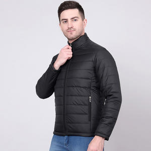 Nardon Apparel Veste bombardier d'hiver à col montant pour homme, épaisse, coupe-vent à capuche - Product Image 6