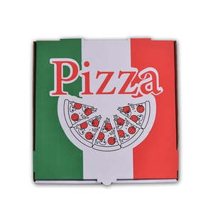 Cajas de Pizza de Tamaño Personalizado, Cartón Corrugado, Proveedor de Empaques Ecológicos al por Mayor - Product Image 1