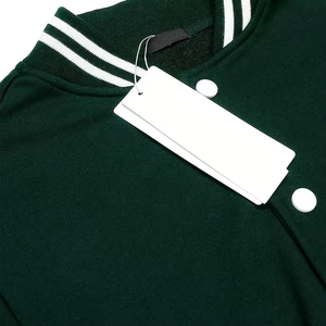 เสื้อแจ็คเก็ตเบสบอลแบบ Varsity ปักลาย Chenille ของ OEM พร้อมแขนหนังแบบกำหนดเองสำหรับผู้ชาย - Product Image 5