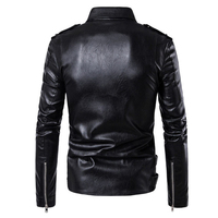 Veste en cuir véritable pour homme, coque en coton, fermeture éclair, doublure en coton, coupe-vent, respirante, style motard, meilleur prix