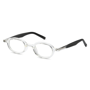 Gafas Anti-Luz Azul RTS, Montura Ovalada Vintage Completa con Marco TR90, Lentes AC, Patillas de Acetato para Hombre y Mujer, Tendencia 2026 - Product Image 5