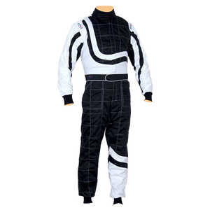 Custom Karting Racing Suit Silk Screen Printed Logo Spandex/Cotton Breathable Plus Size Professional Kart Racing Suit Cheap - Product Image 2