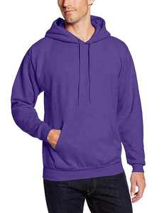 Sweat à capuche oversize en molleton 100 % coton pour homme, coupe classique, avec poche, style streetwear, couleur unie, col à capuche, hiver, service OEM - Product Image 5