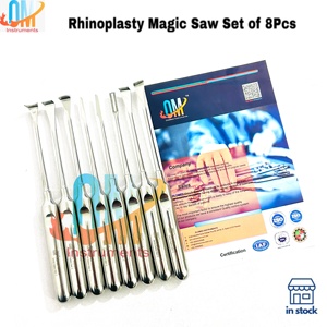 Juego de sierras manuales de precisión premium para rinoplastia y cirugía nasal, grado de preservación, kit de microsierras nasales Tastan de precisión quirúrgica - Product Image 3