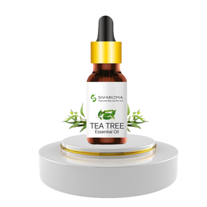 Huile essentielle d'arbre à thé 100% pure – Qualité soin de la peau, distillée à la vapeur pour une peau claire, les soins capillaires et l'aromathérapie - Product Image 1