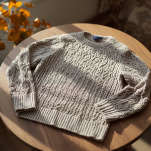 Knitted Crew Neck Long Sleeve <b>Men</b> Sweater Casual Knitwear with OEM ODM Customization - Product Image 3