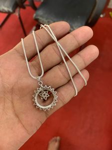 A High Quality Hot Sale Sunflower Pendant Round Brilliant Zircon Necklace For Women German <b>Silver</b> Wear Romanticr Women Jewelry - Product Image 5