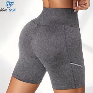 Women High Waisted Yoga Shorts Gym Workout Fitness Running Biker Shorts Stretch Breathable Activewear for Ladies - Product Image 2