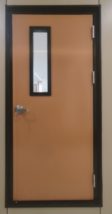 Pintu Baja GI Khusus Tahan Api dengan Panel Visi, Pintu Keamanan Tahan Api 120 Menit untuk Gedung Perkantoran - Product Image 6