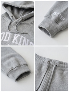 Conjunto Deportivo Personalizado para Hombre con Sudadera con Capucha y Pantalones Jogger, 100% Algodón, Ropa Deportiva Urbana de Dos Piezas - Product Image 4