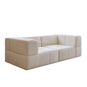 2025 personnalisé de haute qualité nuage canapé sectionnel canapé ensemble meubles blanc tissu confortable modulaire salon canapé ensemble - Product Image 1