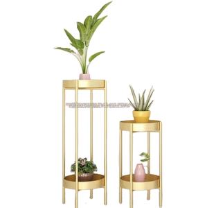 Support de plantes en fer forgé, support de pot de fleurs en métal pour la décoration intérieure, salon, balcon, jardin, présentoir de plantes - Product Image 2