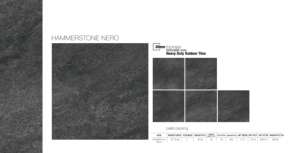 Azulejos de Porcelana para Piscina, Modelo Stone Nero Moderno, 20 mm de Grosor, Azulejos Resistentes para Exteriores, Losas para Pavimentación - Product Image 4