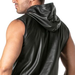 Cape Kinky pour Hommes en Cuir Noir Style Fétiche Tenue de Soirée Sexy pour Clubbing et Fêtes - Product Image 4