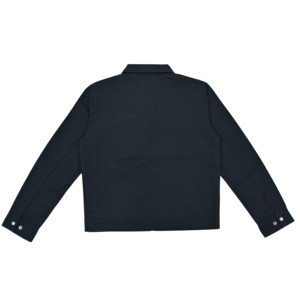 Custom <b>Logo</b> Canvas Mens Casual Work Jacket Turn Down Collar Multi Pocket Heavyweight Cotton Outerwear Bomber Harrington Jacket - Product Image 4
