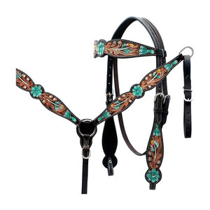 Collar de pecho acolchado de gamuza para caballo de trabajo, con logo personalizado impreso, collar de pecho premium para espectáculos ecuestres occidentales - Product Image 2