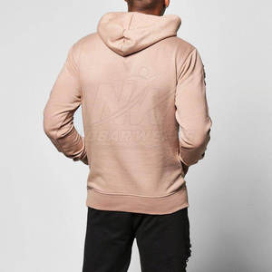 <b>Vintage</b> Faded Hoodie Heavy Cotton Fleece Pullover <b>Sweatshirt</b> Relaxed Streetwear Fit With Ribbed Hem Kangaroo Pocket And Hood - Product Image 3
