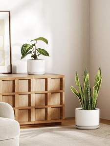 Pot de fleurs décoratif en céramique pour table et étagère, pot de fleurs en céramique artisanal au style classique et élégant - Product Image 3