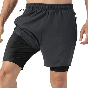 Shorts de bain décontractés pour hommes, écologiques, taille élastique, respirants, séchage rapide, service OEM pour la course, l'entraînement, la gym et les activités de plein air - Product Image 3