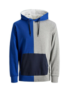 High Quality Streetwear Men's Pullover Wholesale Custom Printed Long Sleeve Solid Color Men <b>Hoodies</b> - Product Image 5