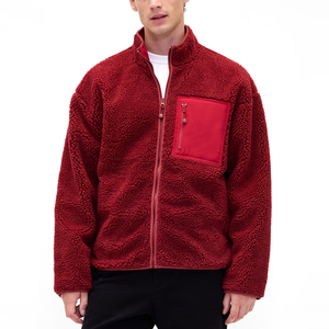 Top Trending Custom Made Men Fleece <b>Jackets</b> <b>With</b> Long Sleeve Latest Design Oversize Casual Wear New Fashion Men Fleece <b>Jackets</b> - Product Image 1
