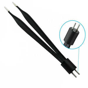 Pinzas Bipolares Adson Manuales Premium Antiadherentes de 12 cm con Punta de Aleación de Acero, Instrumentos Quirúrgicos de Coagulación Reutilizables con Marcas CE ISO, Clase - Product Image 2