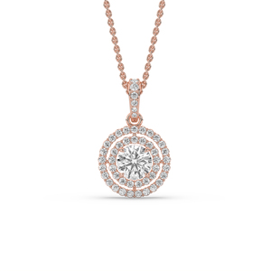 Pendentif en diamant de laboratoire 1,58 carat de style unique, coupe ovale brillante légère, or 14 carats, bijoux de fiançailles, glamour pour le quotidien - Product Image 6