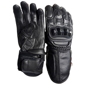Full-Finger Fitness Gloves for Bodybuilding and Gym Use Breathable PU Leather Lightweight Adjustable Wrist <b>Strap</b> Unisex - Product Image 3