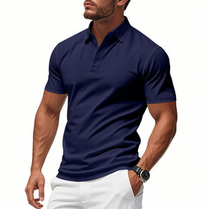 Polo en coton pur de qualité supérieure, vente en gros, unisexe, pour femmes et hommes, polos en coton avec logo personnalisé - Product Image 4