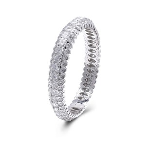 Bracelet jonc en diamant moissanite le plus vendu pour femmes, bijoux raffinés, cadeau d'anniversaire, disponible au meilleur prix - Product Image 6
