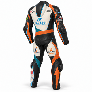 Vêtements de moto en cuir en gros, combinaison de moto personnalisée en deux pièces, imperméable, avec protection CE, combinaison de piste pour moto BMS-0053 - Product Image 5