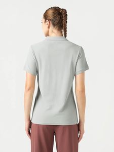 เสื้อโปโลผู้หญิงทรงสปอร์ต ผ้าเรียบ แห้งเร็ว คุณภาพสูง เสื้อกอล์ฟ เสื้อผ้าฤดูร้อน - Product Image 3