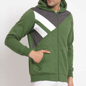 Nuevo diseño, sudaderas casuales para hombre más vendidas, MOQ bajo, sudaderas básicas con cremallera para hombre a precio de mayoreo, hechas en Pakistán. - Product Image 2